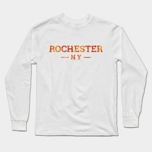 Rochester, NY Alcohol Ink Long Sleeve T-Shirt